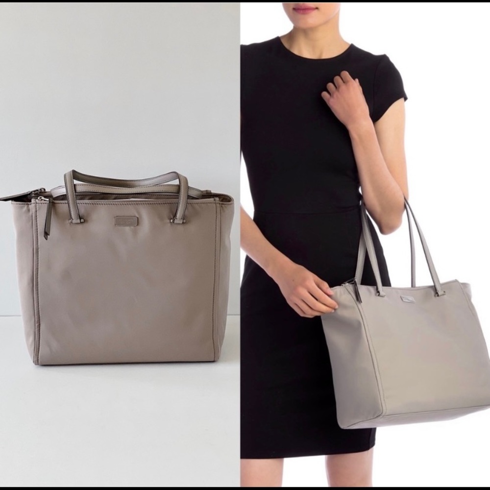 NWT- Kate Spade medium satchel in Dawn soft-taupe color.